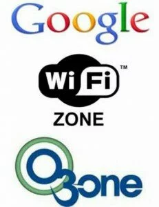 google ozone 231x300 Google, O Zone joins hand to offer free Wi Fi access