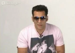 Salman Hangout feb20 300x213 Salman Khan now on Google+ to Hangout in a grand style