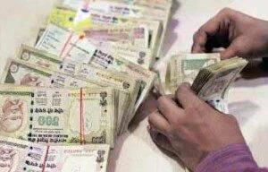 indian rupee 300x192 Rupee drops 36 paise against UD dollar