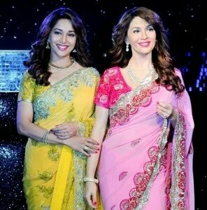 Madhuri Dixit wax statue 296x300 Madhuri Dixit launches her wax statue in London