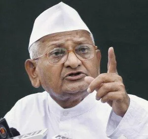anna hazare 300x283 Anna Hazare calls to sit on fast this Sunday