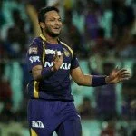 Shakib Al Hasan 150x150 DLF IPL 2012: Kolkata Knight Riders beat Rajasthan Royals by five wickets