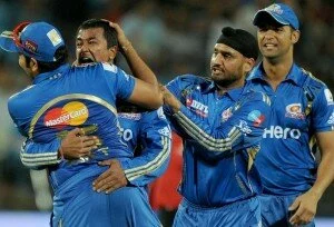 Mumbai Indians 2012 300x204 DLF IPL 2012: Mumbai Indians beat Pune Warriors India by 1 run