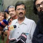 Arvind Kejriwal 150x150 Arvind Kejriwal meets cartoonist Aseem Trivedi in jail