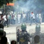 Telangana Voilence 150x150 Hyderabad tensed as Telangana March turns violent 