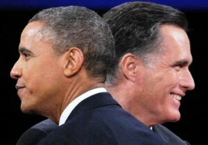 obama romney 300x209 US Presidential Final Debate now moves for Final face off Campaign
