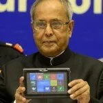Aakash 2 launches1 150x150 President Pranab launches Indias low cost tablet Aakash 2
