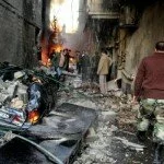 Syria Car blasts 150x150 Syria Bloodshed: Twin Car Bombs rocks pro Assad Damascus suburb