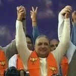 Gujarat BJP 150x150 Gujarat Assembly Elections: Congress deputy CM, Narhari Amin joins BJP