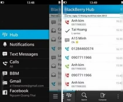 Blackberry image BlackBerry 10: screenshots leaked, suggests All Touch device to launch 30 Jan