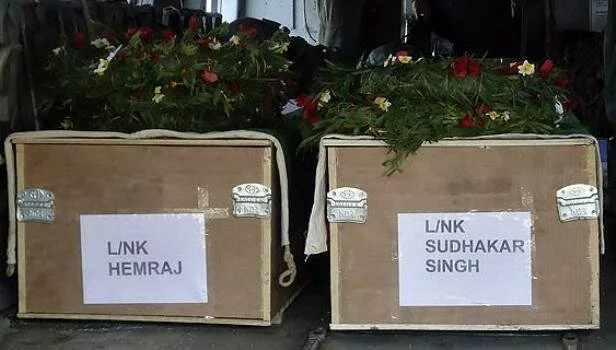 Indian Army Hemraj Sudhakar Coffin US turn down Pak’s demand for UN probe into Indian soldiers’ killing