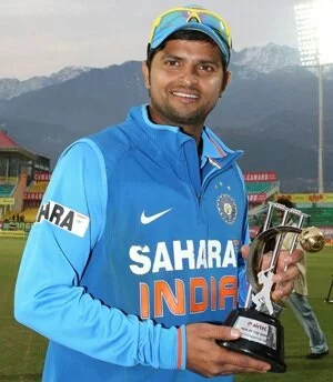 Suresh Raina jan29 Cricketer Suresh Raina breaks into ODI top 10