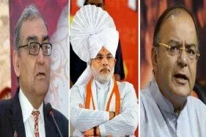 Katju Jaitley Modi feb18 300x200 Jaitley Katju in war of words over Modi