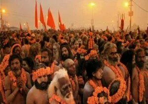 Maha Kumbh feb6 300x212 BJP Sangh Parivar set for Hindutva dip at Maha Kumbh, SP warns 