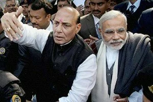 Rajnath Modi feb5 300x200 VHP likely to openly support for Modi as PM, ignores Rajnath’s gig