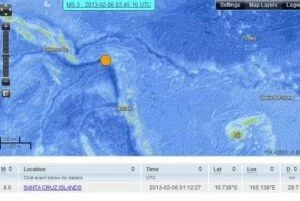 Solomon Islands Quake feb6 300x201 Tsunami threat strike after big South Pacific quake
