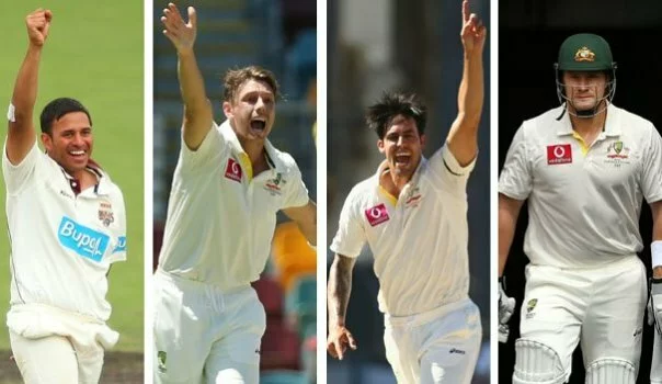 Four Aussi Cricketers dropped mohali test Australia drops Shane Watson and 3 others for Mohali Test